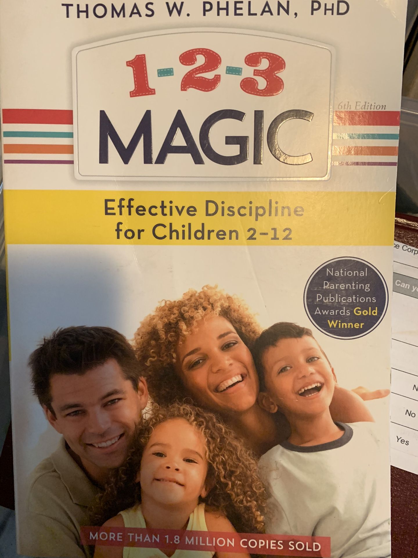 Book: 1-2-3 Magic (Effective discipline Children ages 2 to 12)