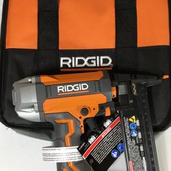 NEW Ridgid R213BNF3 pneumatic brad nailer