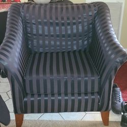 Striped Single Couch Chair OBO