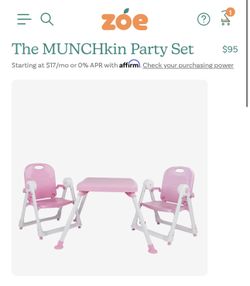 zoe baby kids table 