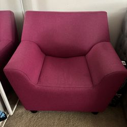 Fuschia/ Pink Accent Chairs