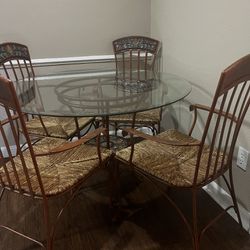 Metal Table With 4 Chairs Moving Most Go ASAP