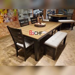 6 Pc Dining Table Set