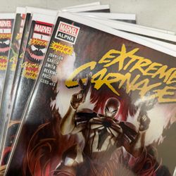 Marvel Extreme Carnage Complete Set Alpha Omega 1-8 2021 Symbiote Event