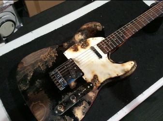 Fender 🔥 BURNCASTER 🔥 Custom Guitar