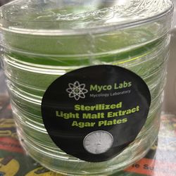 Sterilized Light Malt Extract Agar Plates – Myco Labs – Ready to Use – Sealed