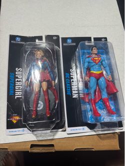 McFarlane DC Multiverse Superman/supergirl set