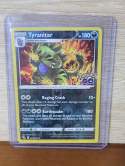 Tyranitar Reverse Holographic Pokémon TCG Card  - Mint