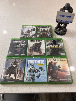 Xbox One game lot including Fortnite and AS Blackflag