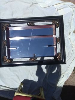 Antique living room mirror