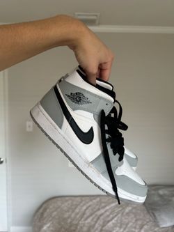 Jordan 1 Mid Light Smoke Grey 9W/7.5M