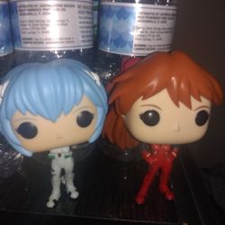 Evangelion Funko's (REI/ASUKA)
