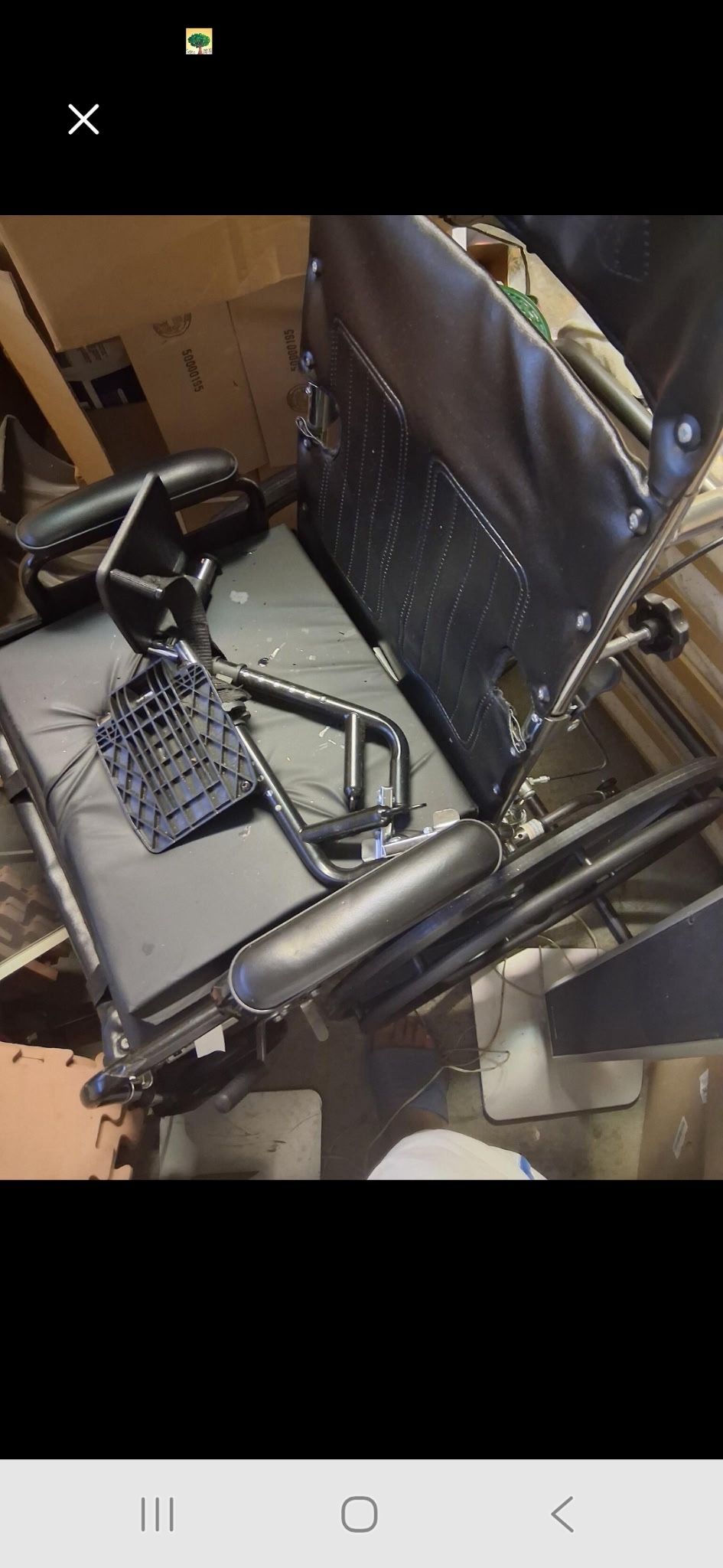 Reclining wheelchair