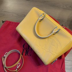 Authentic Carolina Herrera Hand Bag/crossbody Bag 