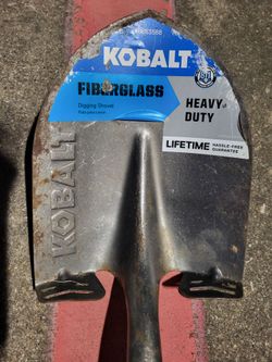 Kobalt Heavy‑Duty Fiberglass Shovel – Built Like a Tank