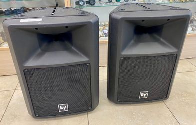 Pair of EV Electro-Voice Sx300 300W 8 Ohm PA Speakers Made in USA