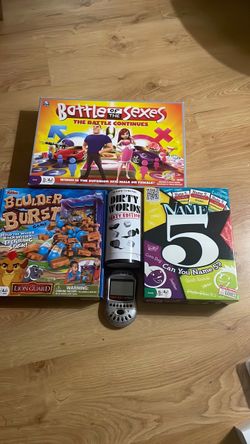 Mixed Board & Party Game Lot – 5 Games