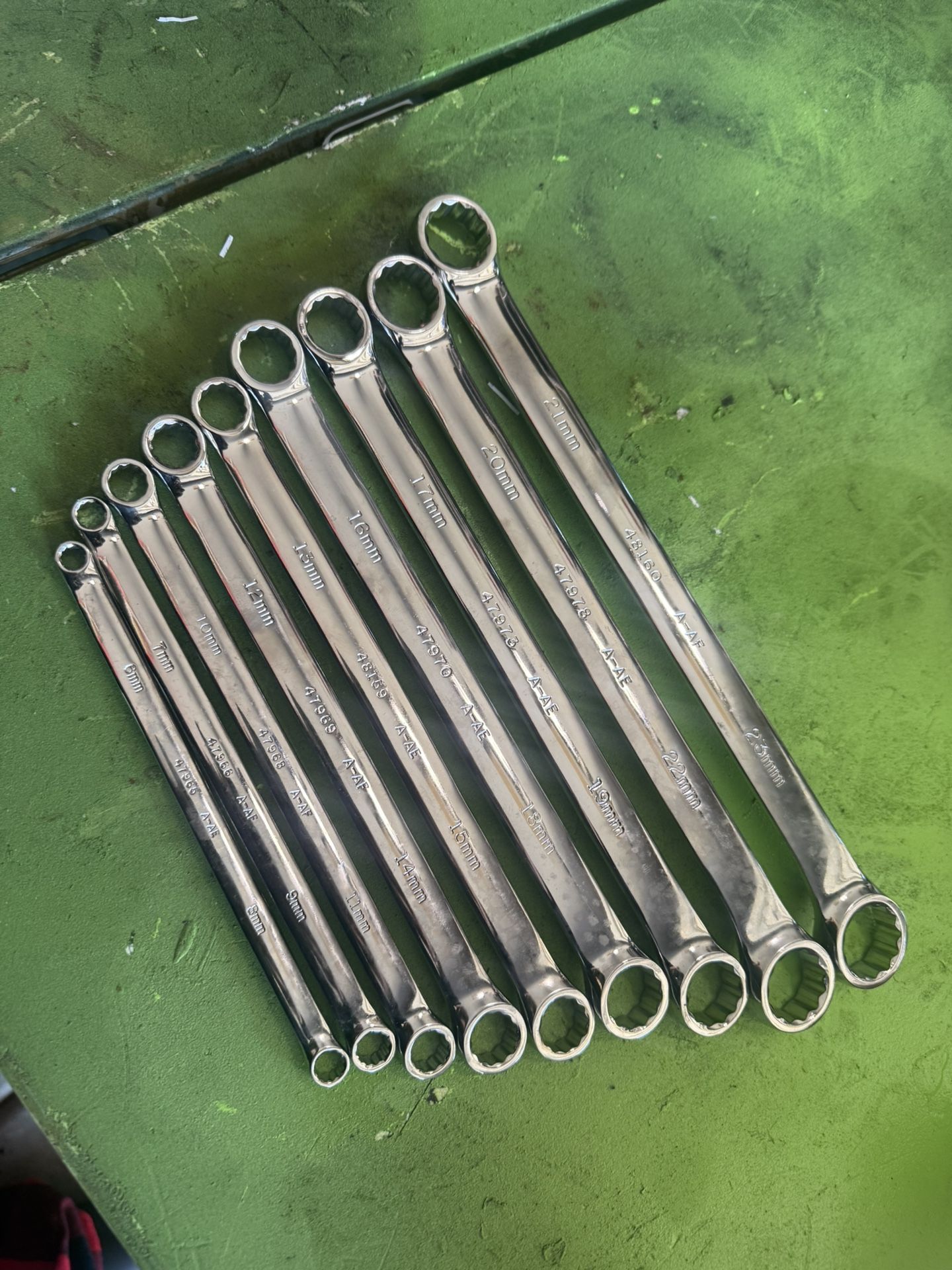 Craftsman Full Polish Metric Tappet Wrench Set - 9 pcs