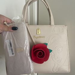 Loungefly Beauty And The Beast Satchel Bag And Wallet