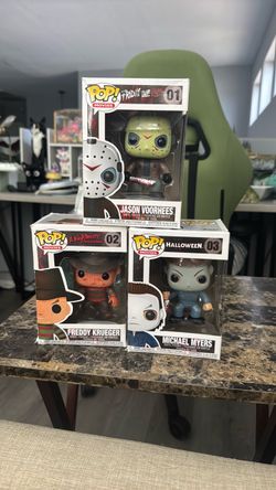 Horror movie Funko pop trio