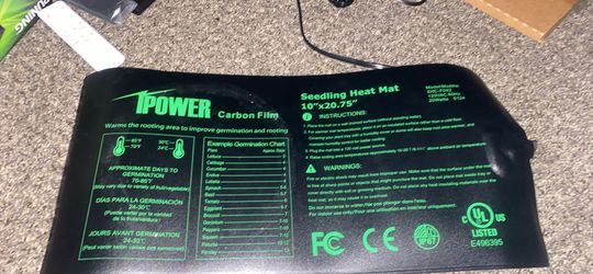 Seed heating pad for grow