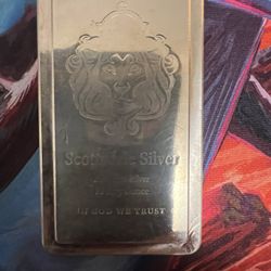 Scottsdale Stacker Fine Silver 10 Oz Bar 