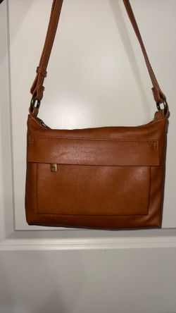 Universal Thread Crossbody Bag Womens Brown/Tan Purse Zip Closure Basic Medium