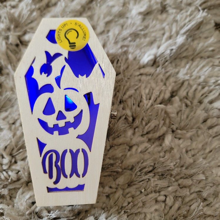 DIY LED Wood Halloween Decor New 