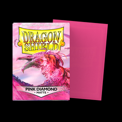 Dragon Shield - Pink Diamond - Matte Sleeves - Standard (100 Sleeves)