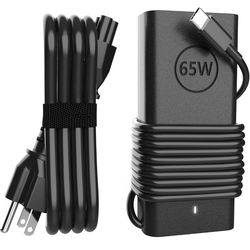 USB Type C Laptop Charger 65W 45W Dell Chromebook Replacement Power Cord NEW