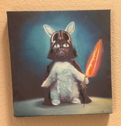 Darth Vader Bunny Canvas