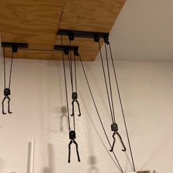 Bike Storage Pulley System