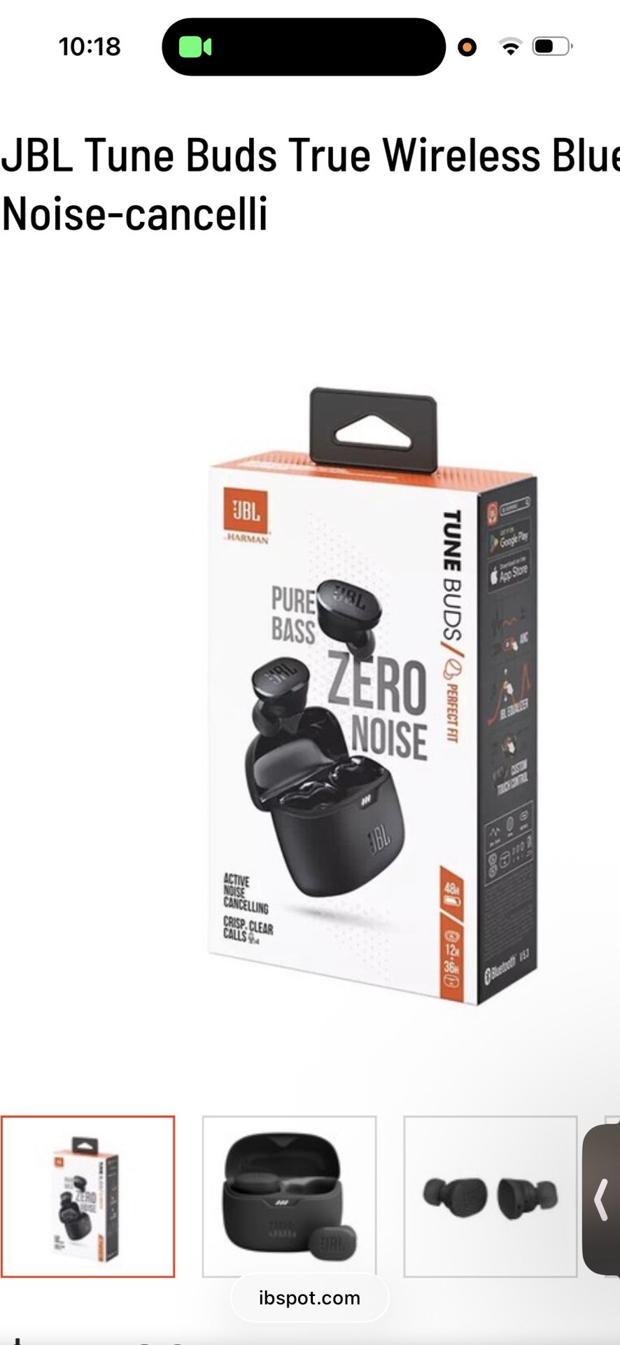 JBL Tune Buds Noise Cancelling