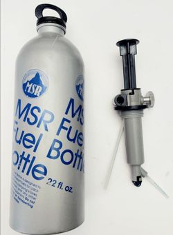 22-ounce MSR Fuel Bottle with MSR Fuel Pump ⛺️
