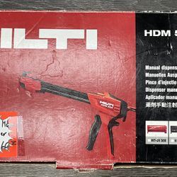 Hilti HDM 500 Manual Caulk Gun Dispenser W/ HIT-CR 500 
