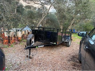 5x10 landscaping trailer with walls