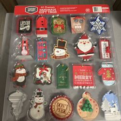 60 Premium Handmade Christmas Gift Tags