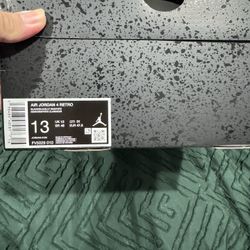 Air Jordan 4 Size 13 
