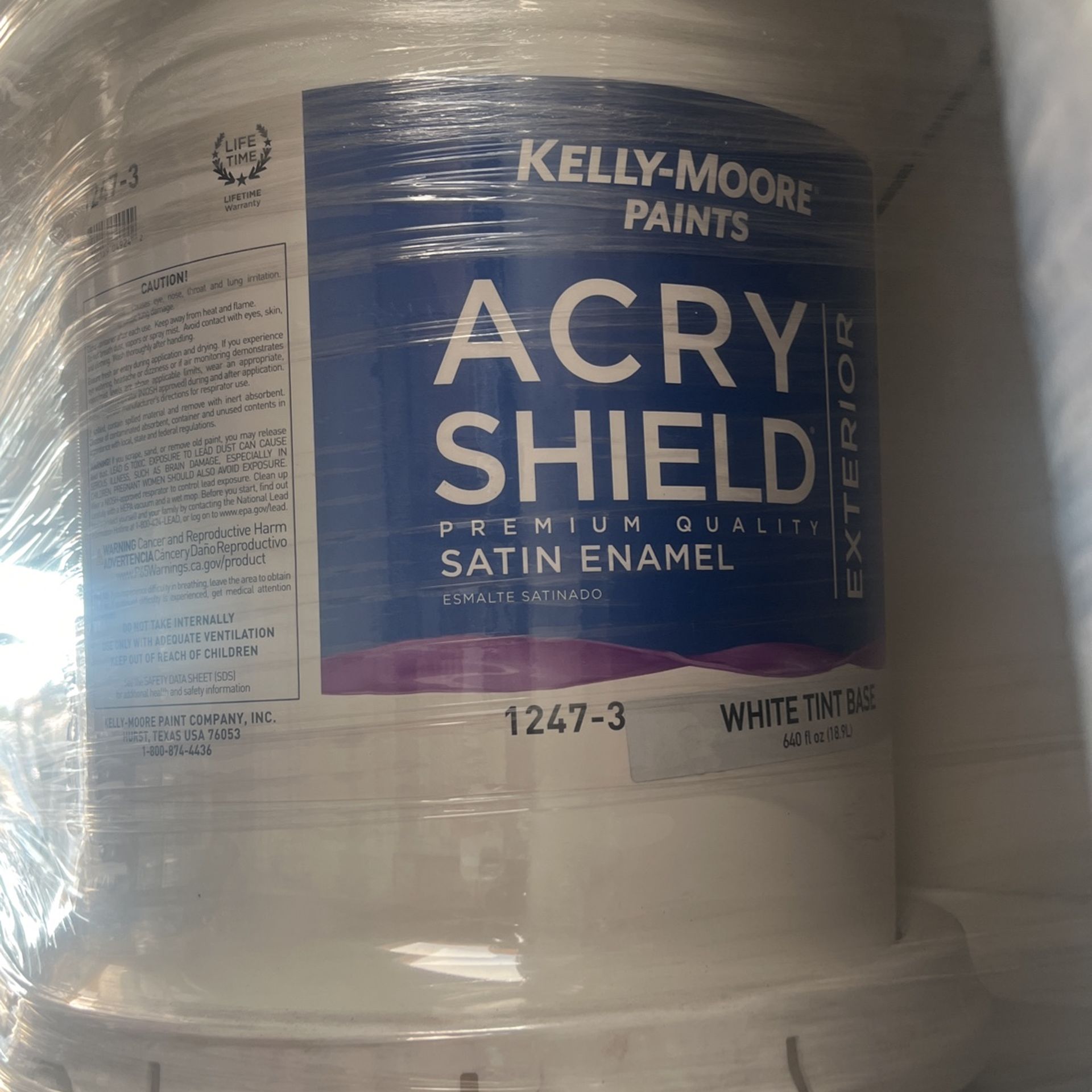 5 Gallon Premium Exterior Paint! SATIN💥