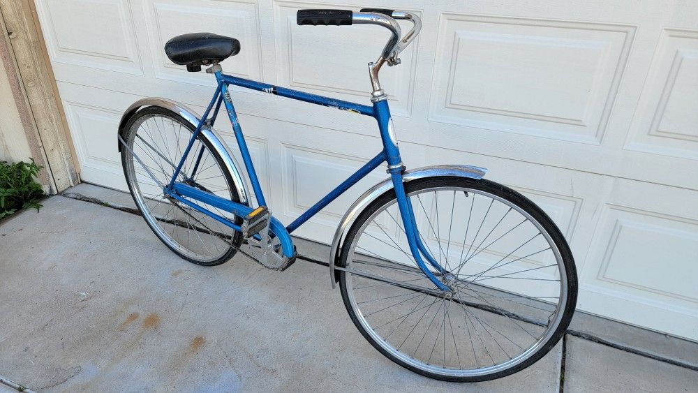 June 1977 Vintage Blue Schwinn Road Bike 26" Bicycle