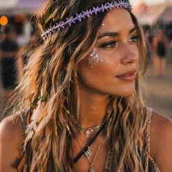 Lavender Star Flower Headband - Women Accessories