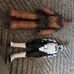 Starwars Figurines, Zippered Pocket Plush Keychain, Wallet