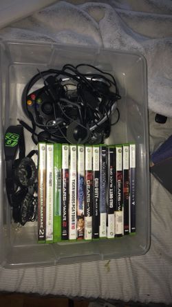X-box games and accessories