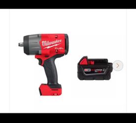 Milwaukee M18 FUEL 18V Lithium-lon Brushless Cordless 1|2 in. Impact Wrench with Friction Ring