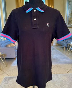 Psycho Bunny Polo Shirt Black Size 4
