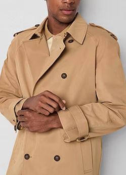 Brown Men’s Raincoat size M