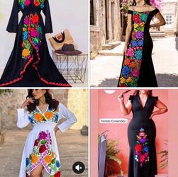 Blusas y Vestidos Mexicanos Bordados ✨ Mexican Dresses & Blouses, Women & Girls ✨ ✨ Prices Vary - Precios Variados 