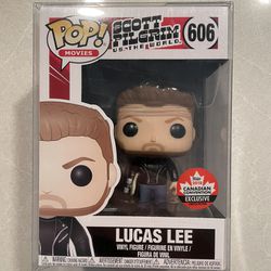 Lucas Lee Skateboard Funko Pop *MINT* 2018 Canadian Convention Exclusive Scott Pilgrim Vs World 606 with protector Chris Evans Canada Movies