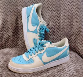 Nike Court Vision Low Next Nature University Blue Sail Sneakers 8.5