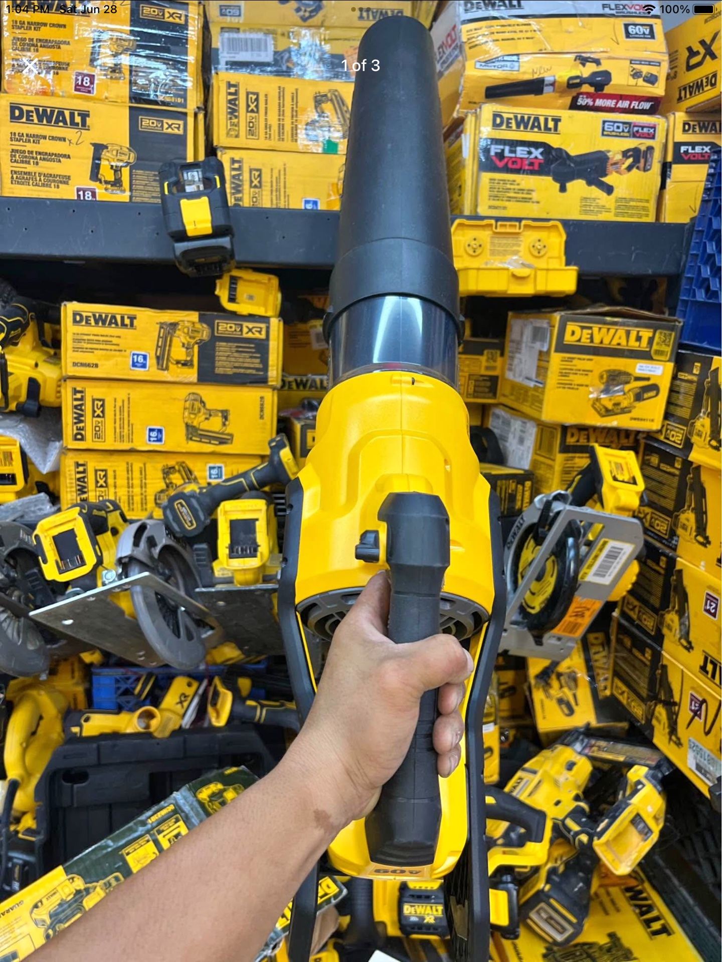 Desalt 60v Flexvolt Blower Tool Only